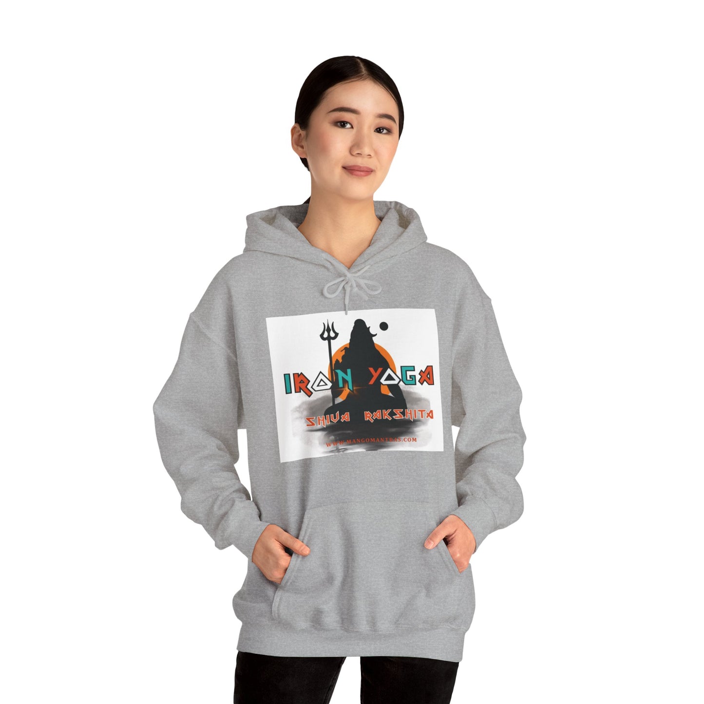 Iron Yoga Unisex Hooded Sweatshirt