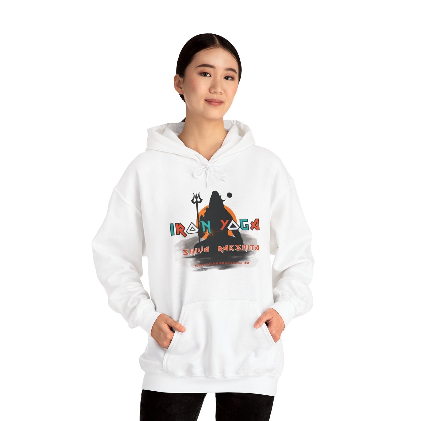 Iron Yoga Unisex Hooded Sweatshirt