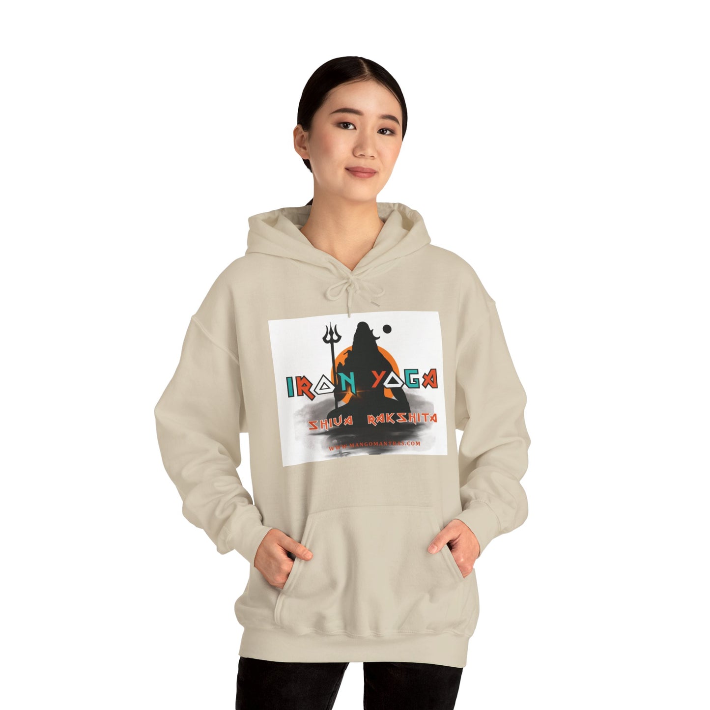 Iron Yoga Unisex Hooded Sweatshirt