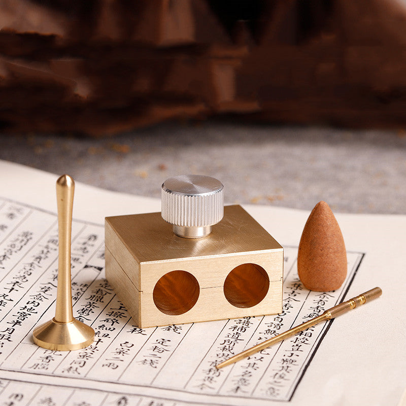 Pure Copper Inverted Incense Grain Handcrafting Tool Set