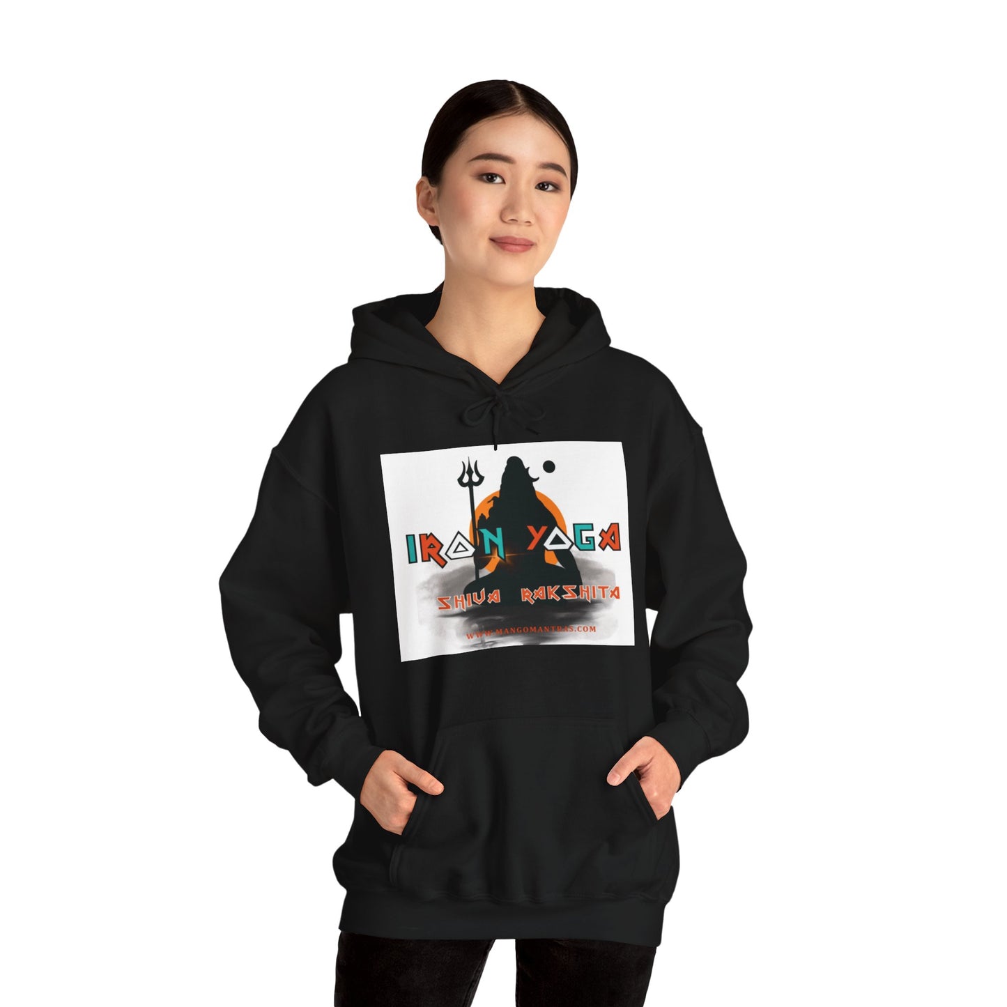 Iron Yoga Unisex Hooded Sweatshirt