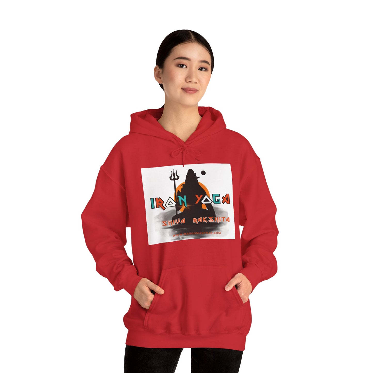 Iron Yoga Unisex Hooded Sweatshirt