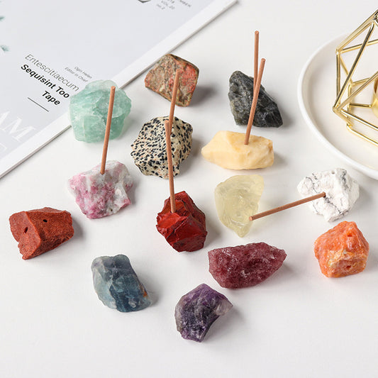 Natural Crystal Original Stone Incense Holder