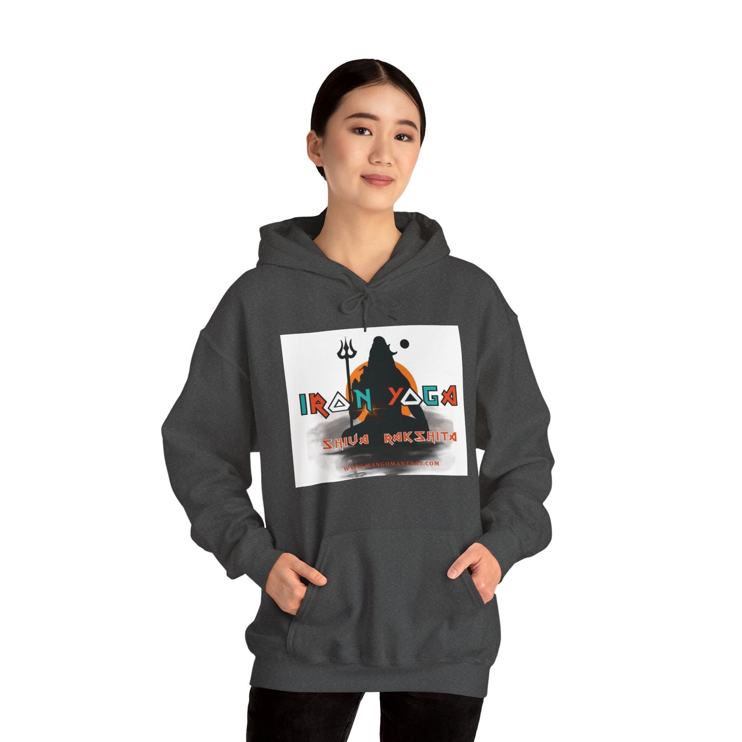 Iron Yoga Unisex Hooded Sweatshirt